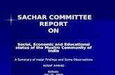 SACHAR COMMITTEE REPORT  ON