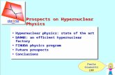 Prospects on Hypernuclear Physics