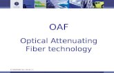 OAF Optical Attenuating Fiber technology
