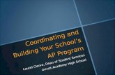 Coordinating and Building Your School’s AP Program