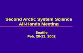 Second Arctic System Science All-Hands Meeting