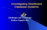 Investigating Distributed Database Systems