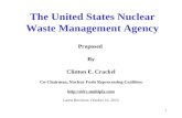 The United States Nuclear Waste Management Agency