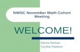 NWSC November Math Cohort Meeting