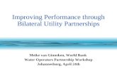 Improving Performance through Bilateral Utility Partnerships
