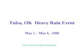 Tulsa, OK  Heavy Rain Event