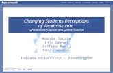 Changing Students Perceptions of Facebook  Orientation Program and Online Tutorial