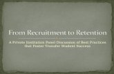 From Recruitment to Retention