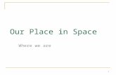 Our Place in Space