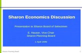 Sharon Economics Discussion