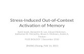 Stress-Induced Out-of-Context Activation of Memory