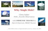 Single Dish. Free space propagation & reflection  to bring all signals together in phase