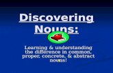 Discovering Nouns: