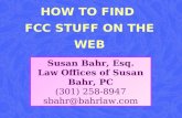 HOW TO FIND  FCC STUFF ON THE WEB