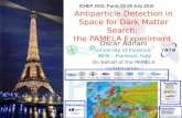 Antiparticle Detection in Space for Dark Matter Search:  the PAMELA Experiment