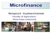 Nongluck  Suphanchaimat  Faculty of Agriculture  Khon Kaen University