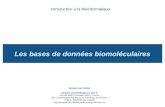 Les bases de données biomoléculaires