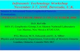 Infrasonic Technology Workshop         November 3-7, 2008, Bermuda, U.K.