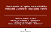 The Potential of Captive Medical Liability Insurance Carriers for Malpractice Reform