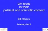 GM foods  in their  political and scientific context
