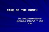CASE OF THE MONTH