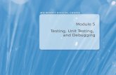 Module 5 Testing, Unit Testing,  and Debugging