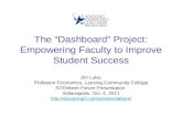 The “Dashboard” Project: Empowering Faculty to Improve Student Success