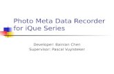 Photo Meta Data Recorder for iQue Series