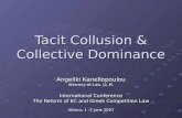 Tacit Collusion & Collective Dominance