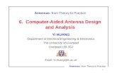Antennas:  from Theory to Practice 6.  Computer-Aided Antenna Design and Analysis