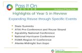 Highlights of Year 5 in Review