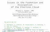 Issues in the Formation and Dissipation of the Electron Cloud Miguel A. Furman, LBNL