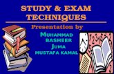 STUDY & EXAM TECHNIQUES Presentation by