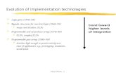 Evolution of implementation technologies