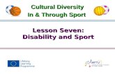 Lesson Seven: Disability and Sport