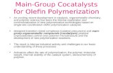 Main-Group Cocatalysts for Olefin Polymerization