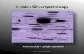 Hubble’s Slitless Spectroscopy