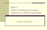 Part I. How to Perform A Cluster Analysis on Directional Data