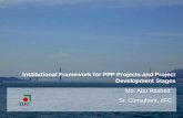 Institutional Framework for PPP Projects and Project Development Stages