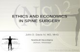 ETHICS AND ECONOMICS IN SPINE SURGERY