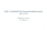 CSE115/ENGR160 Discrete Mathematics 01/17/12