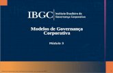 Modelos de Governança Corporativa