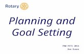 Planning and Goal Setting