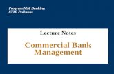 Lecture  Notes Commercial Bank  Management