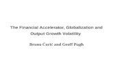 The Financial Accelerator, Globalization and Output Growth Volatility