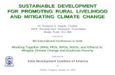 SUSTAINABLE  DEVELOPMENT FOR  PROMOTING  RURAL  LIVELIHOOD AND  MITIGATING  CLIMATE  CHANGE