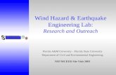 Wind Hazard & Earthquake Engineering Lab: Research and Outreach