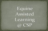 Equine  Assisted  Learning  @ CSP