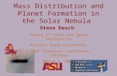 Mass Distribution and Planet Formation in the Solar Nebula