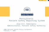 Pennsylvania  Patient Safety Reporting System